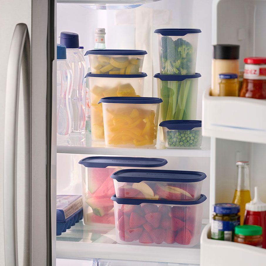 Refrigerator Storage Tupperware One Touch Fresh Small Square 1 1/2-cup/370 Ml Nocturnal Sea | 28734-JHSR
