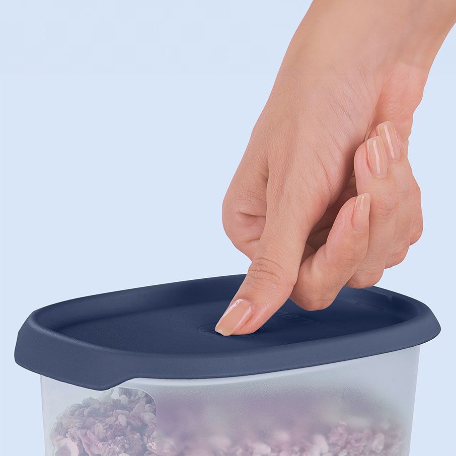 Refrigerator Storage Tupperware One Touch Fresh Oval 2 1/4-cup/540 Ml Nocturnal Sea | 16705-EOHG