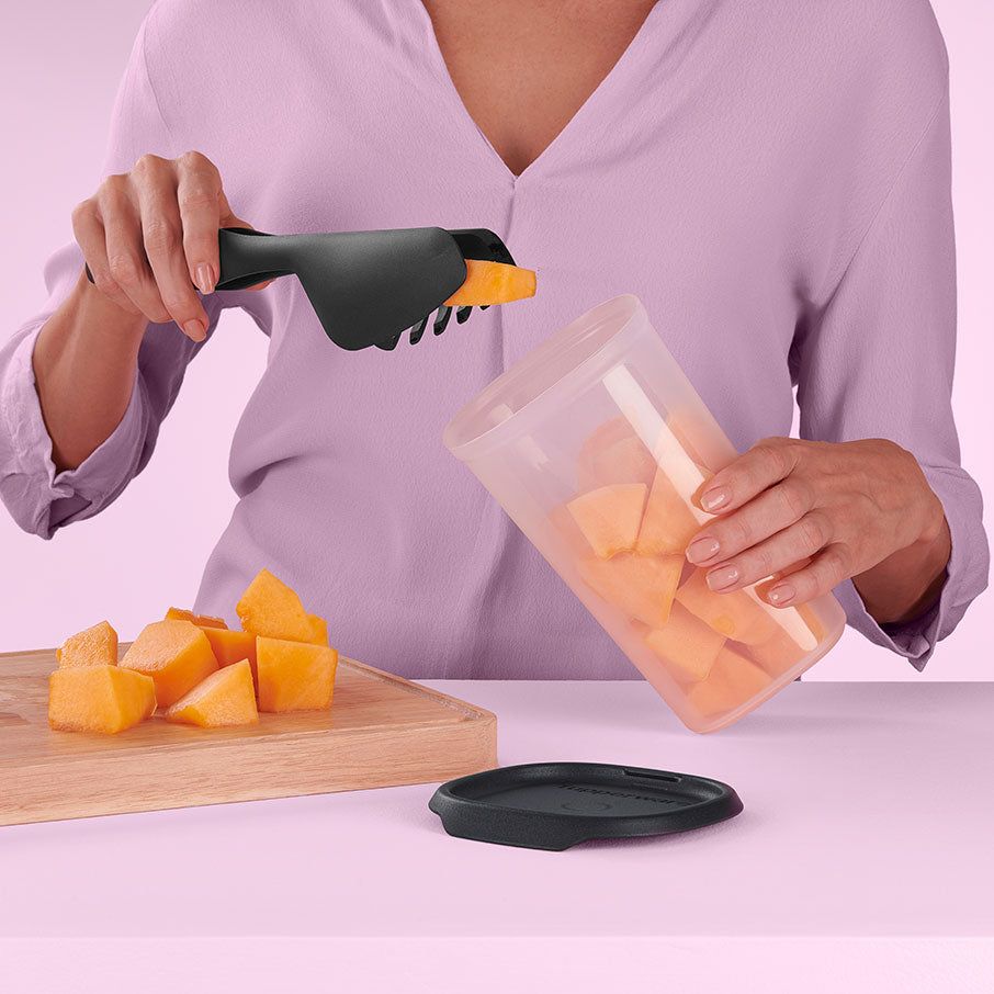 Refrigerator Storage Tupperware One Touch Fresh Small Square 5 1/4-cup/1.25 L Nocturnal Sea | 14628-PTIL