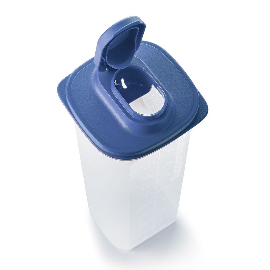 Refrigerator Storage Tupperware Slim Line Pitcher With Strainer Set Dragonfly | 16532-EMBN