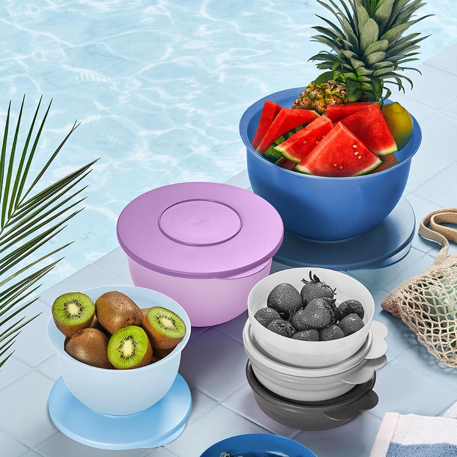 Serveware Tupperware Impressions Classic Bowl Set White | 06279-DJCG