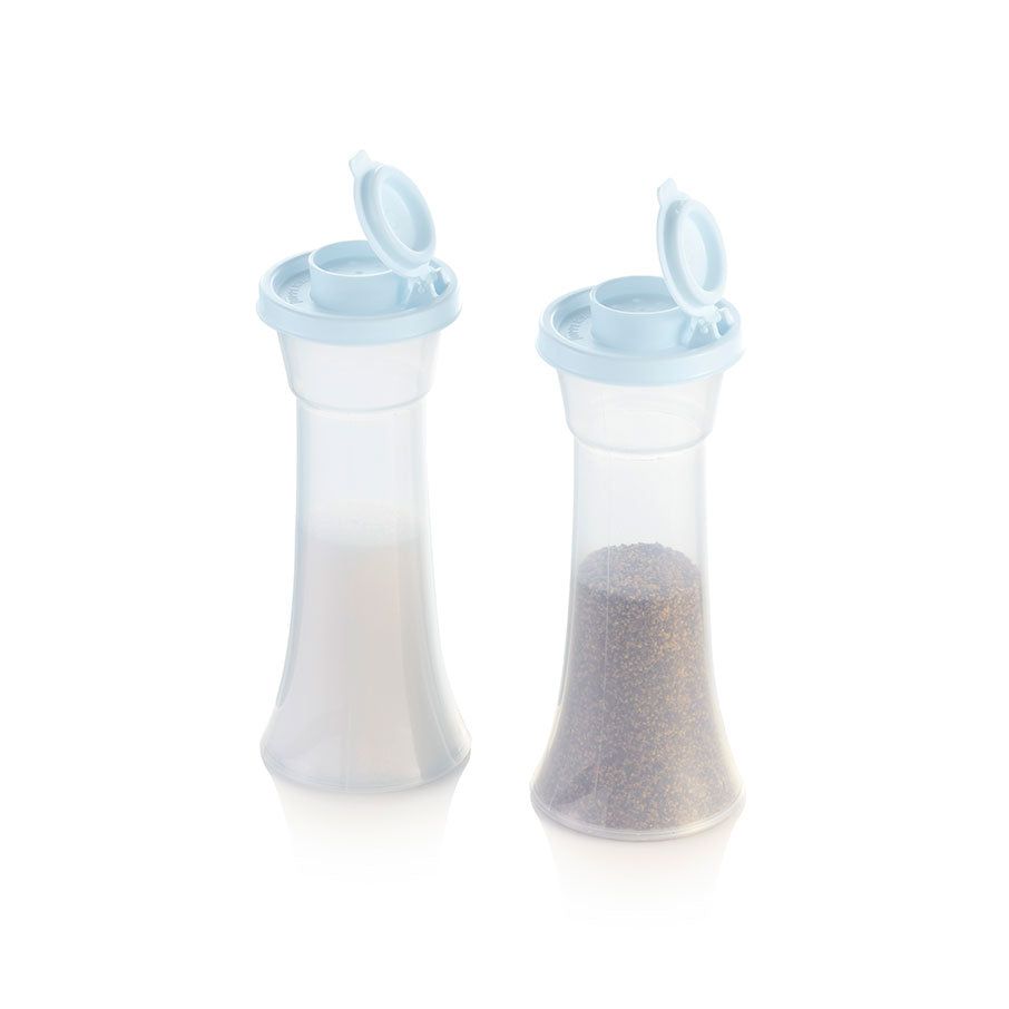 Serveware Tupperware Large Hourglass Salt And Pepper Shakers White | 12564-TGLO