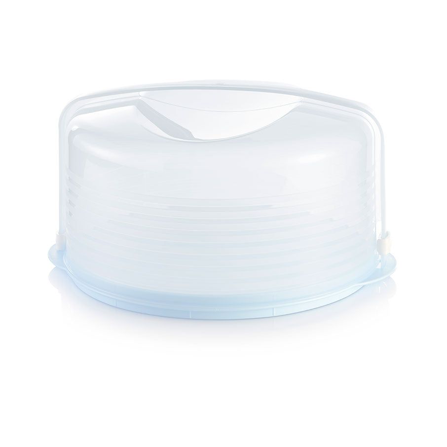 Serveware Tupperware Round Cake Taker White | 82731-DUQJ