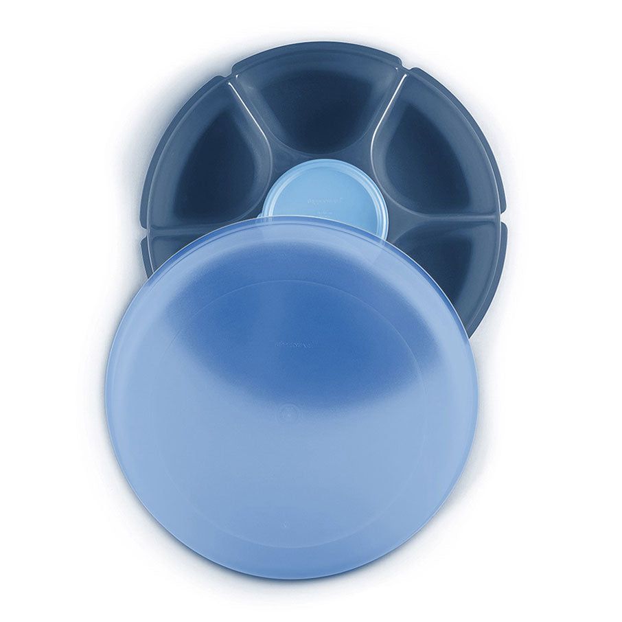 Serveware Tupperware Serving Center Set Blue / White | 63195-ACJR