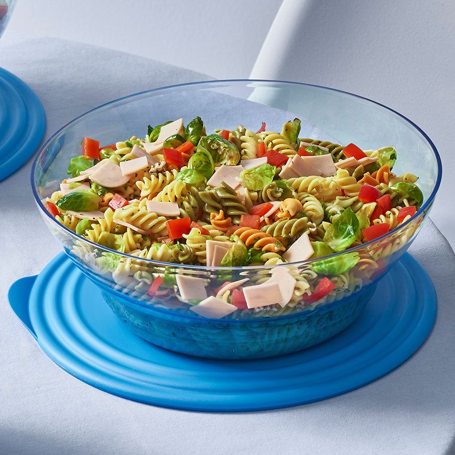 Serveware Tupperware Sheerly Elegant Large Bowl Azure | 85029-AVZC