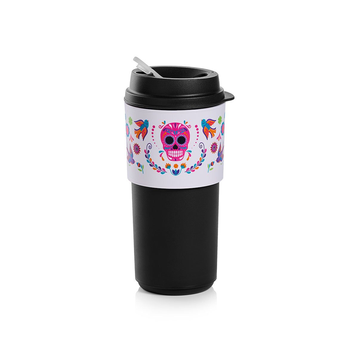 Thermal Drinkware Tupperware Dia De Los Muertos Eco To-go Cup Black | 46907-FXSZ