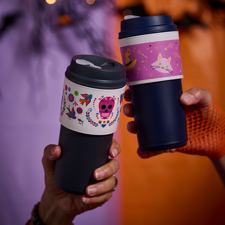 Thermal Drinkware Tupperware Dia De Los Muertos Eco To-go Cup Black | 46907-FXSZ